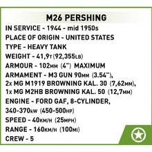 Конструктор COBI Танк M26 Першинг 1:28 (COBI-2564)