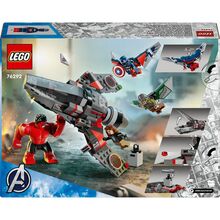 Конструктор LEGO Marvel Капітан Америка проти Червоного Халка 223 деталі (76292)