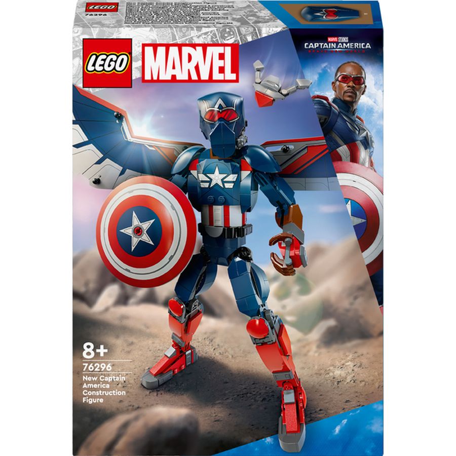 Конструктор LEGO Marvel Фігурка Нового Капітана Америка для збирання 359 деталей (76296)