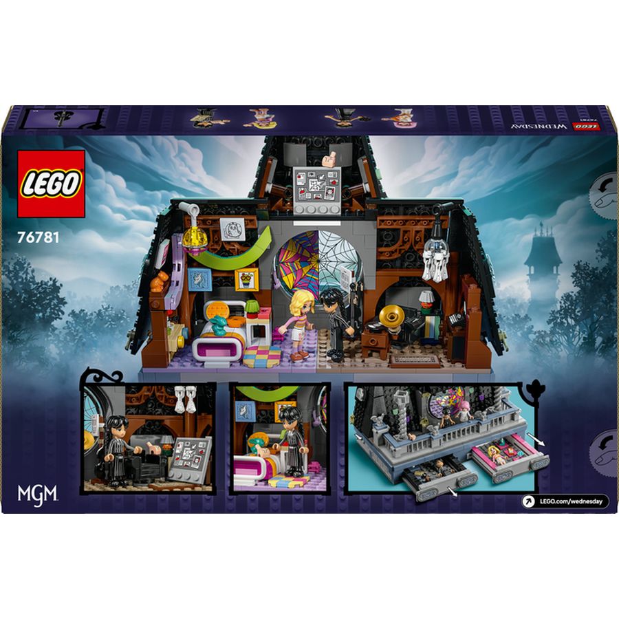 Зображення Конструктор LEGO Wednesday Кімната Венздей та Енід 705 деталей (76781)