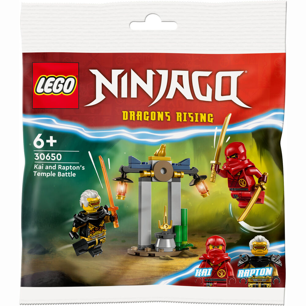 Конструктор LEGO Ninjago Битва за Храм Кая и Раптона (30650)