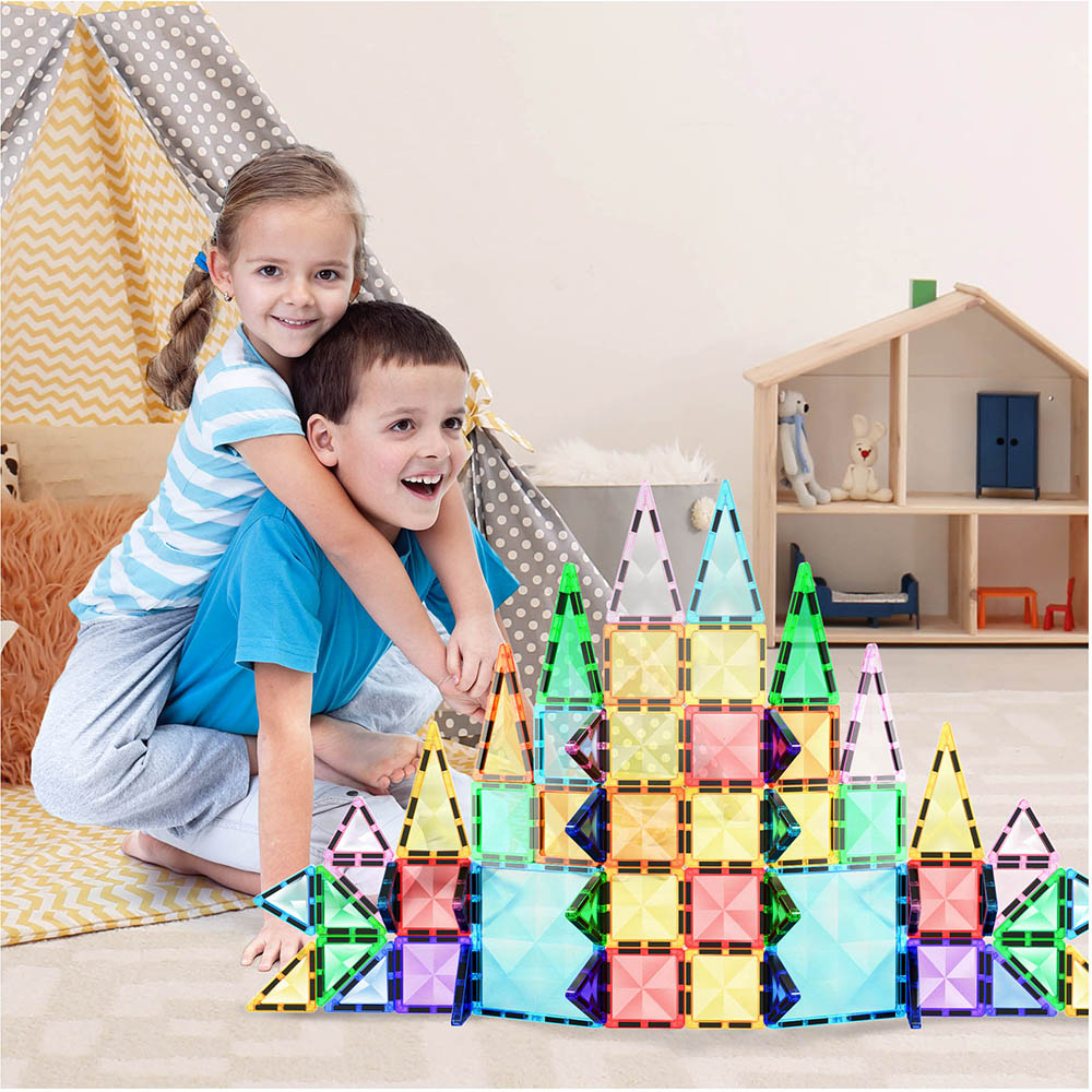 Конструктор магнитный PICASSO TILES Mini Diamond 60 деталей (PTM60) Для кого универсально