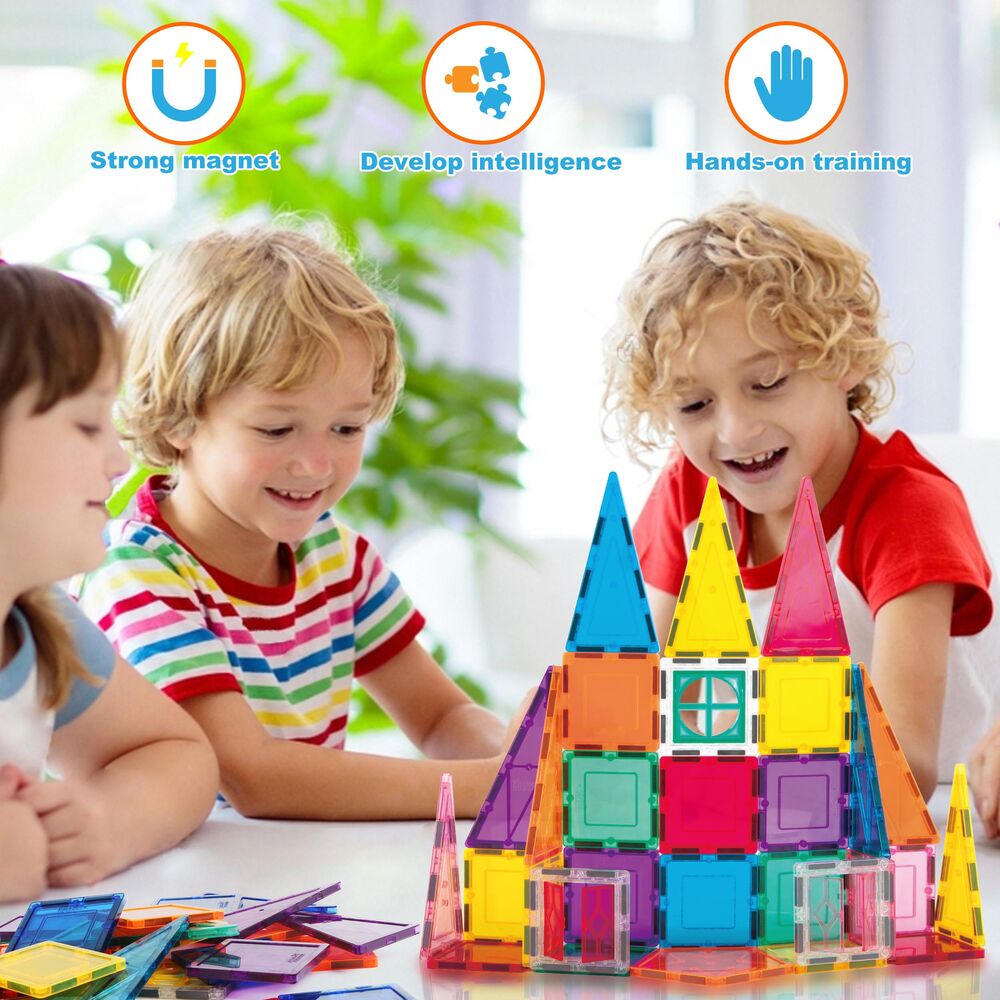 Фото Конструктор магнитный PICASSO TILES MAGNETIC BUILDING BLOCKS 36 деталей (PT36B)