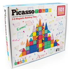 Конструктор PICASSO TILES MAGNETIC BUILDING BLOCKS 101 деталь (PT101)