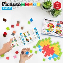 Конструктор магнітний PICASSO TILES Pixel Magnetic 50 деталей (PMC50)