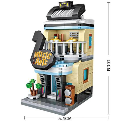 Конструктор LOZ MINI Магазин музыкальных инструментов (1623) Тип классический