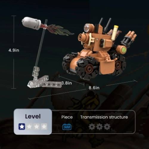 Конструктор Pantasy Metal Slug Металевий Слимака Серії SV-001TYPE-R 410 ел (86232) Тематика транспорт