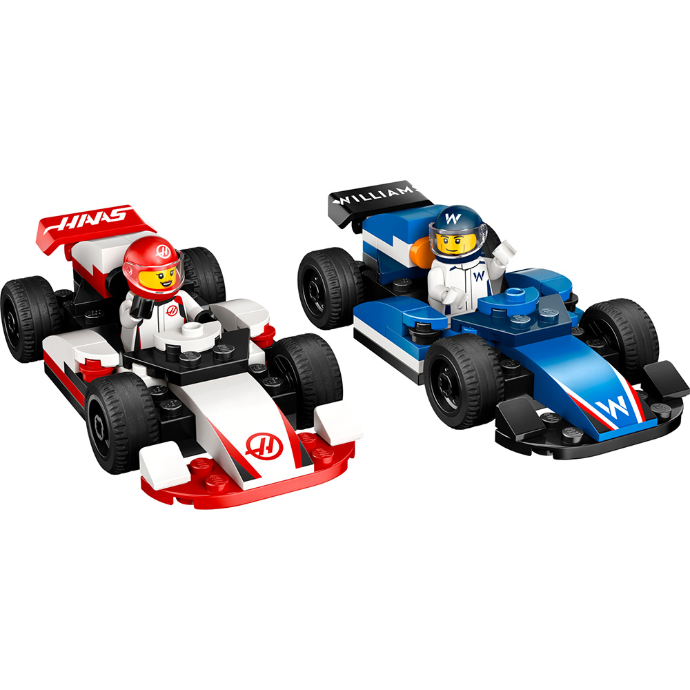 City Автомобілі для гонок F1 команд Williams Racing та Haas F1 92 деталі (60464) Тип класичний