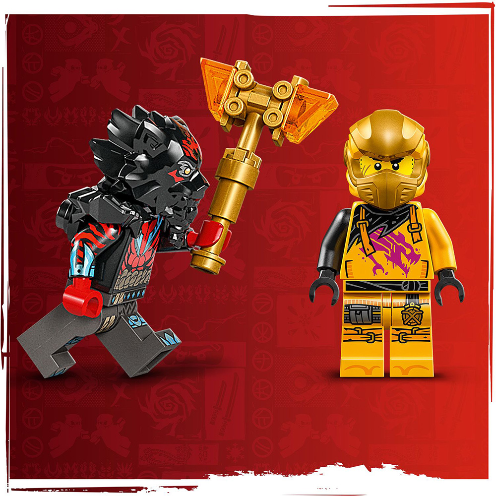 Зовнішній вигляд Конструктор LEGO Ninjago Бойовий набір дракона Спін-джитсу 186 деталей (71826)