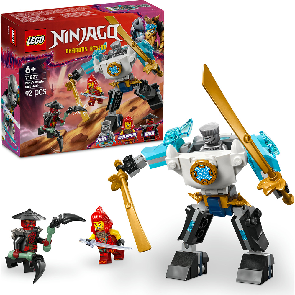 Покупка Конструктор LEGO Ninjago Бойовий костюм-робот Зейна 92 деталі (71827)