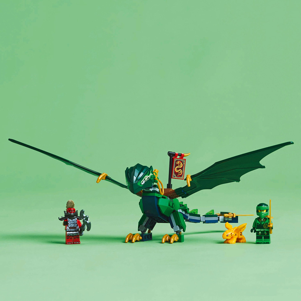 Конструктор LEGO Ninjago Зелений лісовий дракон Ллойда 128 деталей (71829) Тематика герої фільмів і мультфільмів