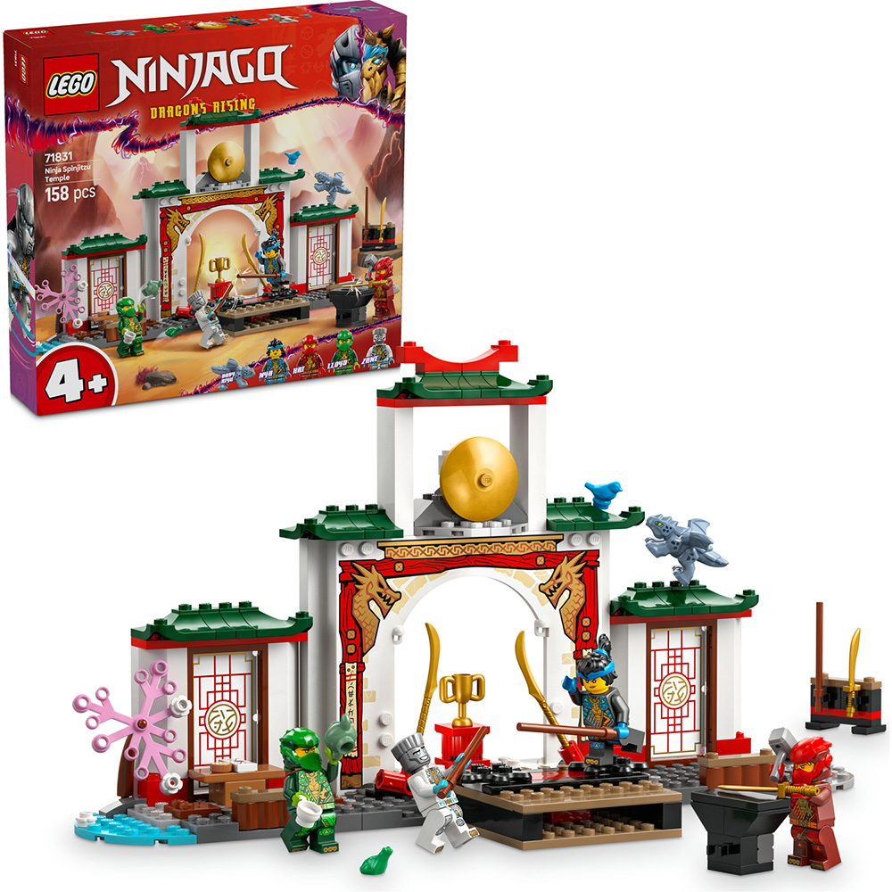 Покупка Конструктор LEGO Ninjago Храм ниндзя Спин-джитсу 158 деталей (71831)