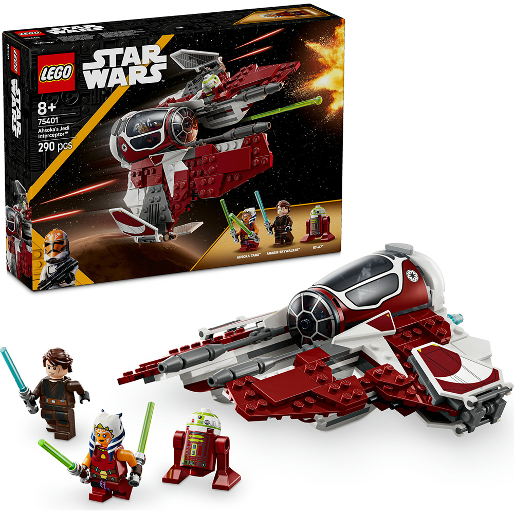 Конструктор LEGO Star Wars Джедайский перехватчик Асоки 290 деталей (75401) Тематика герои фильмов и мультфильмов