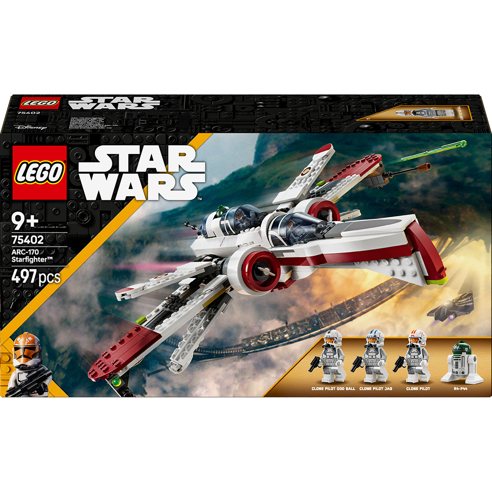 Конструктор LEGO Star Wars Звездный истребитель ARC-170 497 деталей (75402)