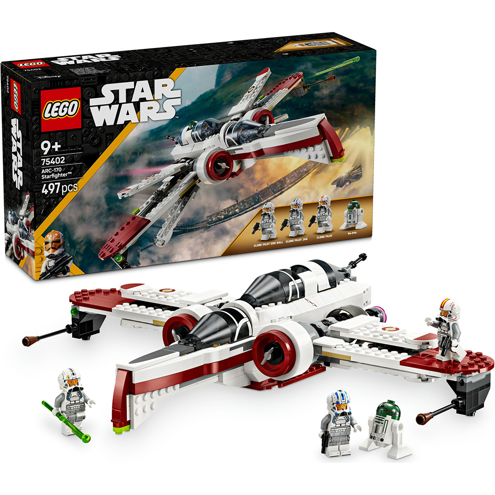 Покупка Конструктор LEGO Star Wars Звездный истребитель ARC-170 497 деталей (75402)