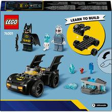 Конструктор LEGO DC Batman Бетмен і Бетмобіль проти містера Фріза 63 деталі (76301)