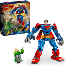 Конструктор LEGO DC Batman Супермен-робот против Лекса Лютора 120 деталей (76302)