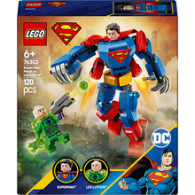 Конструктор LEGO DC Batman Супермен-робот против Лекса Лютора 120 деталей (76302)