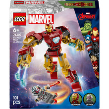 Конструктор LEGO Marvel Робот Железного Человека против Альтрона 101 деталь (76307)