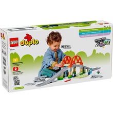 Конструктор LEGO DUPLO Додатковий набір: Міст та залізничні колії 42 деталі (10426)