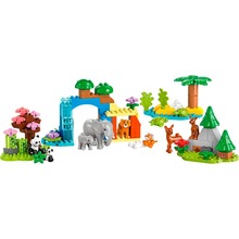 Конструктор LEGO DUPLO 3 в 1 Сімейства диких тварин 92 деталі (10446)