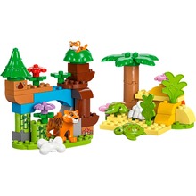 Конструктор LEGO DUPLO 3 в 1 Сімейства диких тварин 92 деталі (10446)