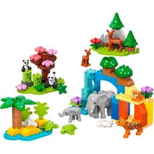 Конструктор LEGO DUPLO 3 в 1 Семейства диких животных 92 детали (10446)