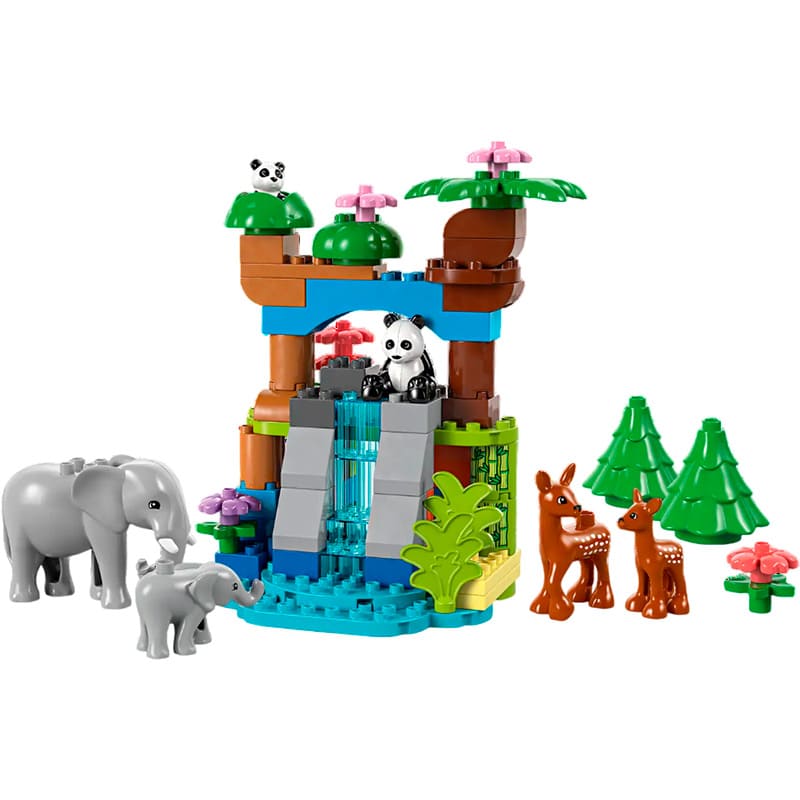 Конструктор LEGO DUPLO 3 в 1 Сімейства диких тварин 92 деталі (10446) Тип класичний