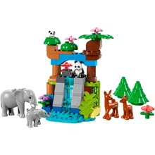 Конструктор LEGO DUPLO 3 в 1 Сімейства диких тварин 92 деталі (10446)