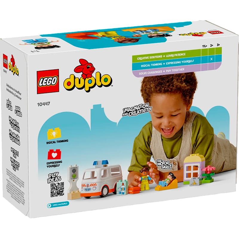 Покупка Конструктор LEGO DUPLO Скорая помощь и водитель 19 деталей (10447)