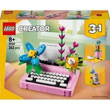 Конструктор LEGO Creator 3 в 1 Печатная машинка с цветами 363 детали (31169)