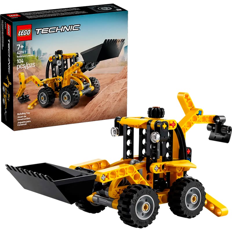 Зображення Конструктор LEGO Technic Екскаватор-навантажувач 104 деталі (42197)