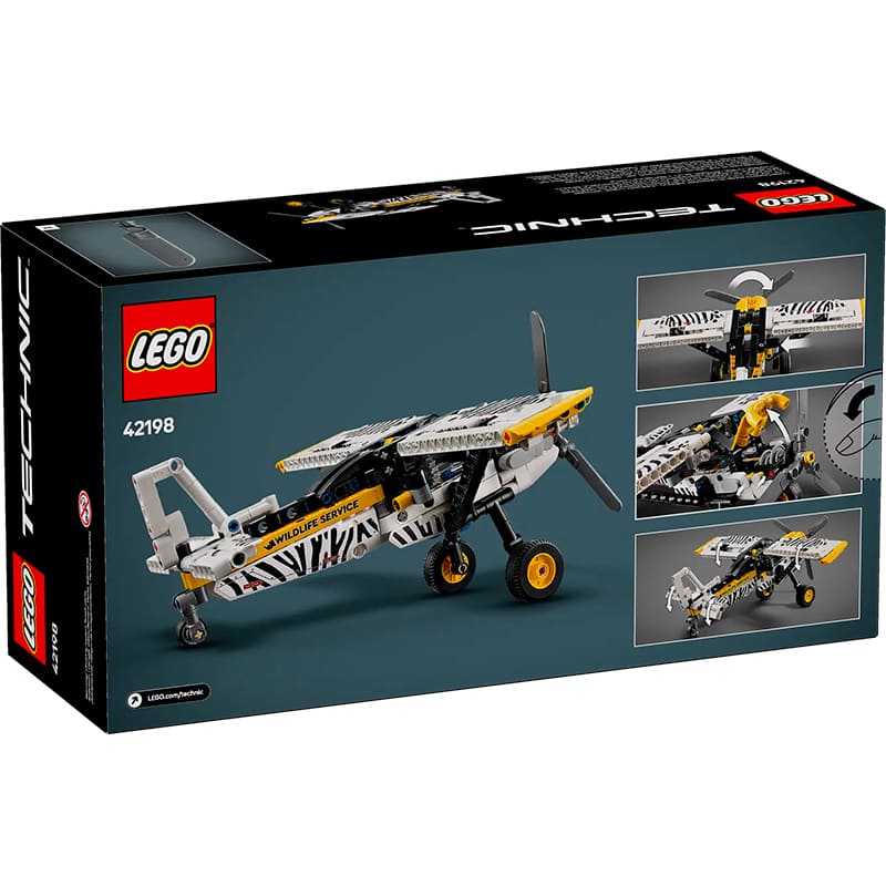 Зовнішній вигляд Конструктор LEGO Technic Буш-літак 333 деталі (42198)