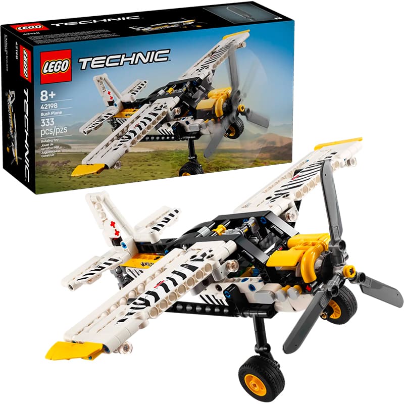 Конструктор LEGO Technic Буш-літак 333 деталі (42198) Кріплення блок