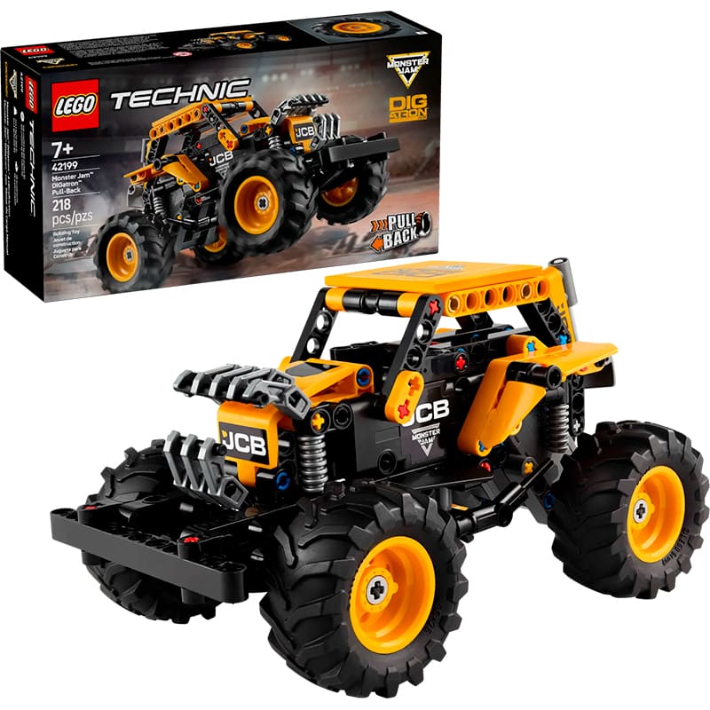 Фото Конструктор LEGO Technic Monster Jam DIGatron с инерционным двигателем 218 деталей (42199)