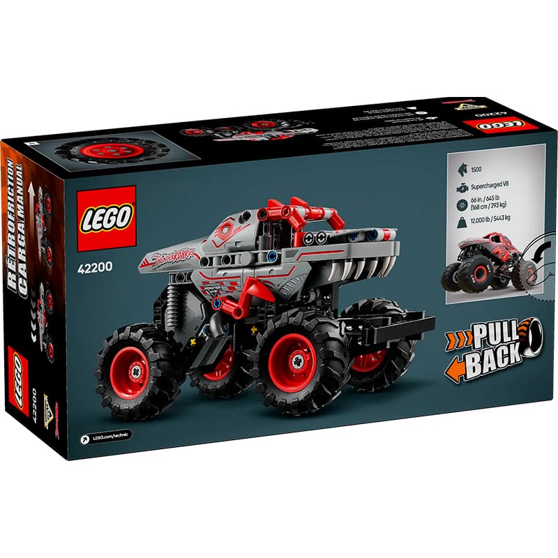 Заказать Конструктор LEGO Technic Monster Jam ThunderROARus с инерционным двигателем 232 детали (42200)