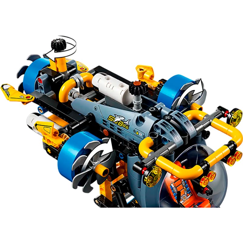 Конструктор LEGO Technic Глибоководний дослідний підводний човен 413 деталей (42201) Тип транспорту підводний човен