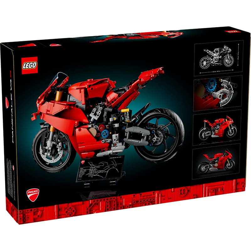 Изображение Конструктор LEGO Technic Мотоцикл Ducati Panigale V4 S 1603 детали (42202)