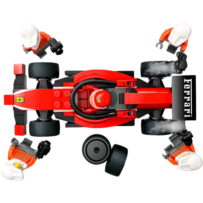 Конструктор LEGO City F1 Пит стоп и механики с болидом Ferrari 322 детали (60443) Тип классический