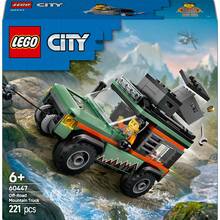 Конструктор LEGO City Позашляхова гірська вантажівка 4x4 221 деталь (60447)