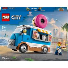 Конструктор LEGO City Вантажівка з пончиками 196 деталей (60452)
