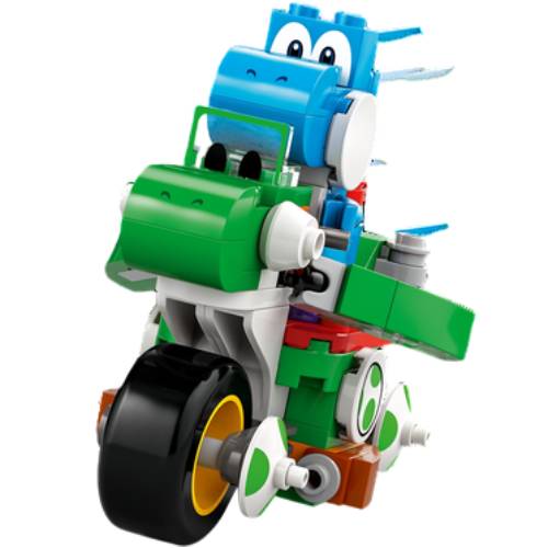 Конструктор LEGO Super Mario Mario Kart Мотоцикл Йоші 133 елементи (72031) Кріплення блок