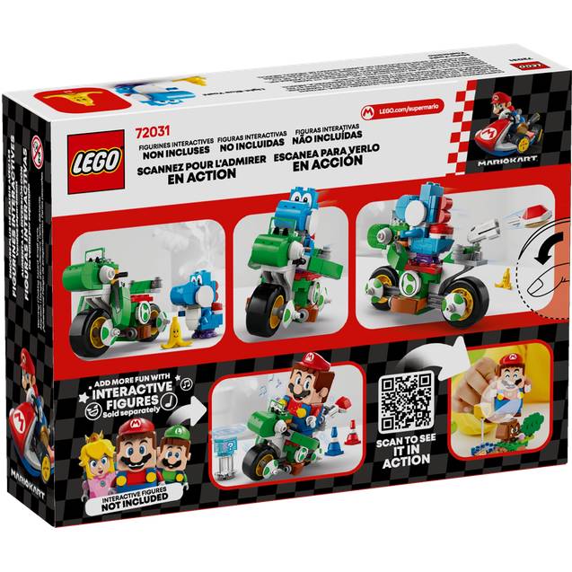 Конструктор LEGO Super Mario Mario Kart Мотоцикл Йоші 133 елементи (72031) Тип унікальні деталі