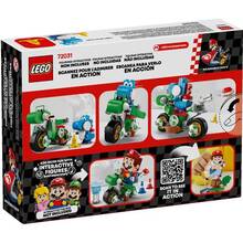 Конструктор LEGO Super Mario Mario Kart Мотоцикл Йоші 133 елементи (72031)