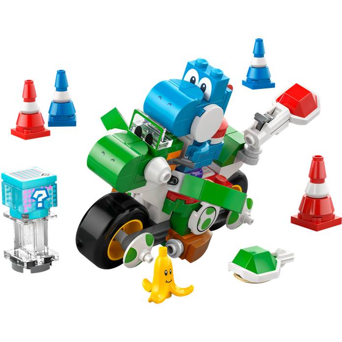 Конструктор LEGO Super Mario Mario Kart Мотоцикл Йоші 133 елементи (72031) Тематика герої фільмів і мультфільмів