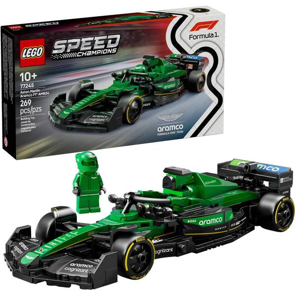 Конструктор LEGO Speed Champions Болид Aston Martin Aramco F1 AMR24 269 элементов (77245) Тип уникальные детали