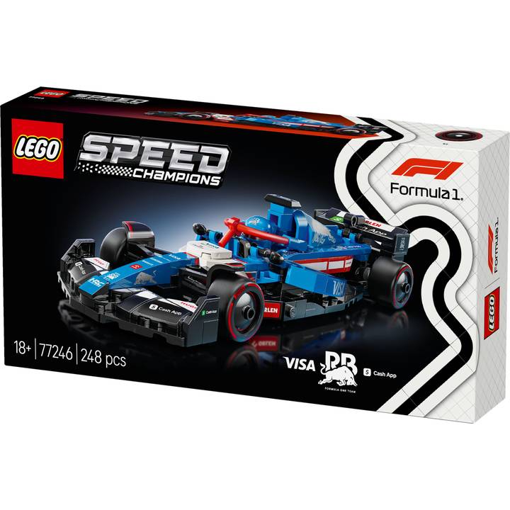 Конструктор LEGO Speed Champions  Автомобиль для гонок F1 Visa Cash RB VCARB 01 248 деталей (77246) Тематика транспорт