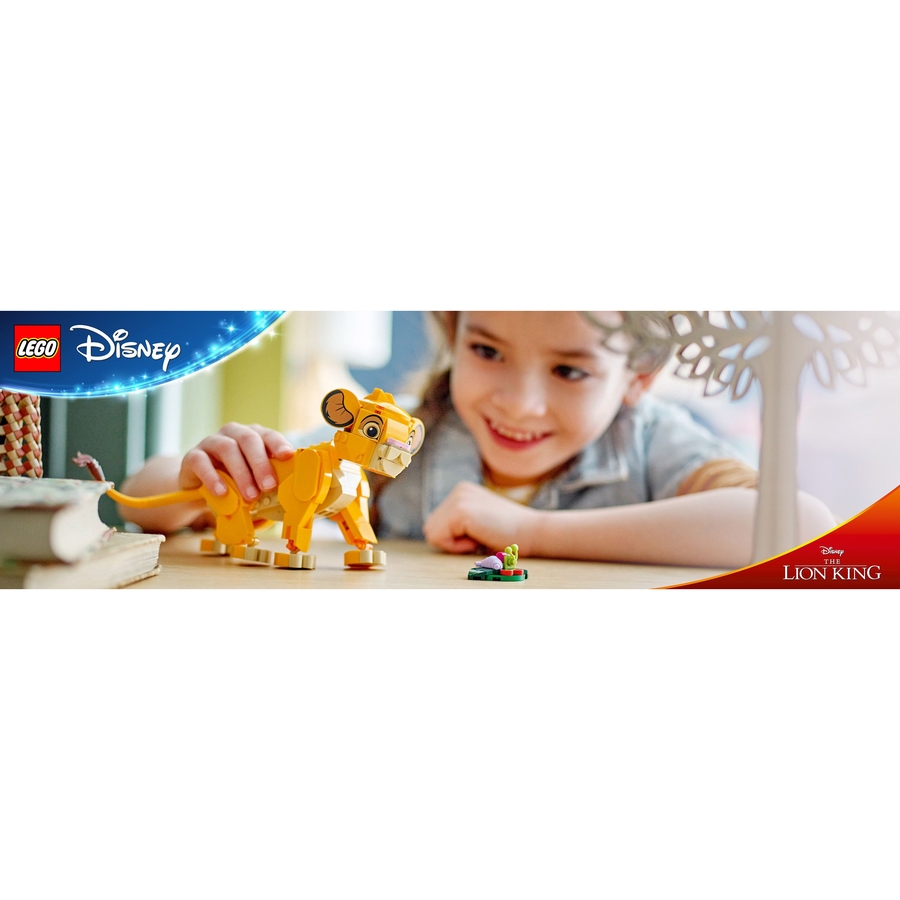 Конструктор LEGO Disney Classic Левеня Симба 222 деталі (43243) Тематика тварини