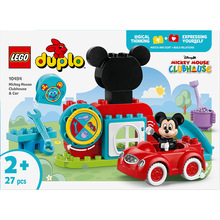 Конструктор LEGO DUPLO Disney Микки Маус: Клубный дом и автомобиль 27 деталей (10454)