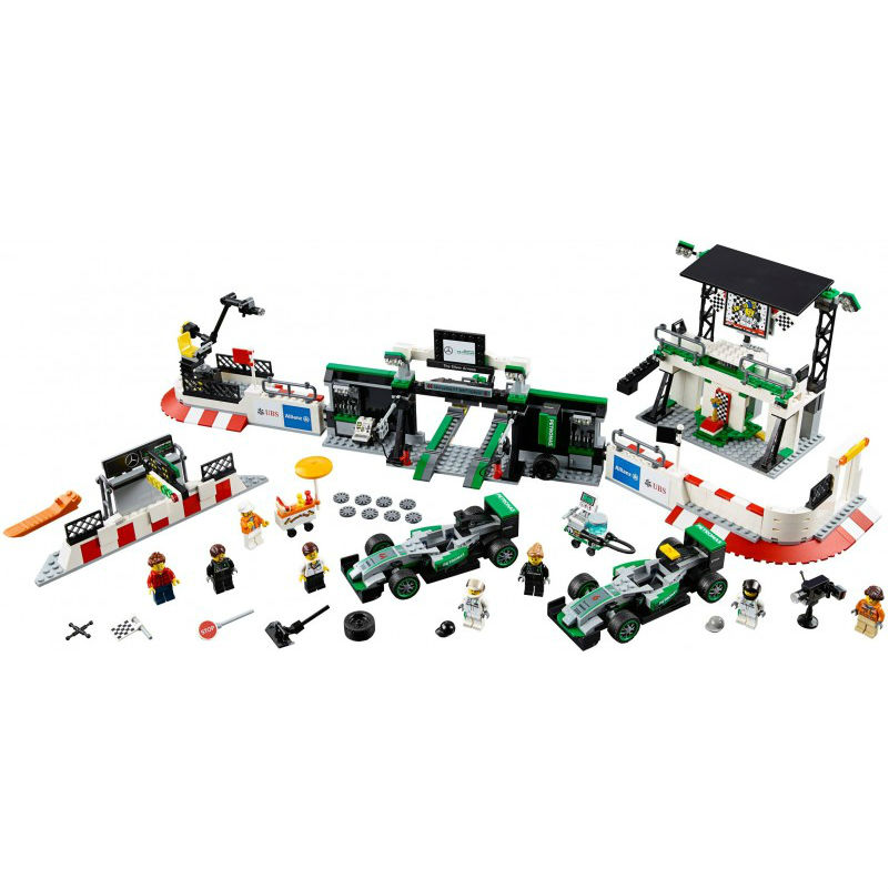 Конструктор LEGO Speed Champions, Команда Формули 1 (5702015868112) Тип класичний